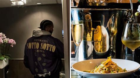 drake sotto sotto|Drake has been spotted serving his favorite Toronto。